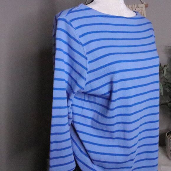 Vintage | 1990s LL Bean 3/4 Sleeve Knit Top 1X - Picture 3 of 8